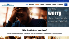 What Al-anon.org website looked like in 2020 (4 years ago)
