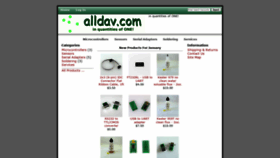 What Alldav.com website looked like in 2020 (4 years ago)