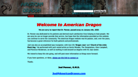 What Americandragon.com website looked like in 2020 (4 years ago)