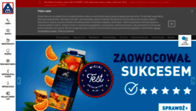What Aldi.pl website looked like in 2020 (4 years ago)