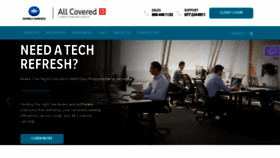 What Allcovered.com website looked like in 2020 (4 years ago)
