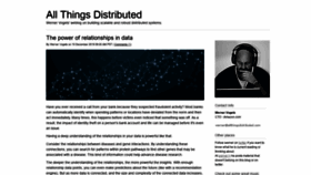 What Allthingsdistributed.com website looked like in 2020 (4 years ago)