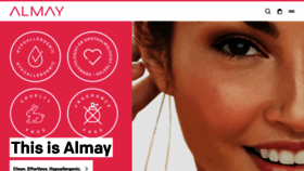 What Almay.com website looked like in 2020 (4 years ago)