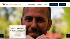 What Amawaterways.com website looked like in 2020 (4 years ago)