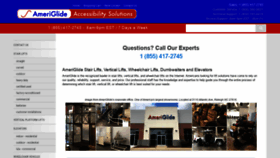 What Ameriglide.com website looked like in 2020 (4 years ago)