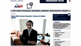 What Amf-france.org website looked like in 2020 (4 years ago)