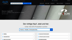 What Archiexpo.de website looked like in 2020 (4 years ago)