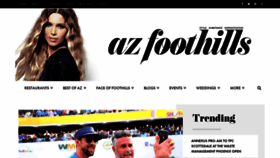 What Arizonafoothillsmagazine.com website looked like in 2020 (4 years ago)