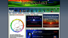 What Astrologyland.com website looked like in 2020 (4 years ago)