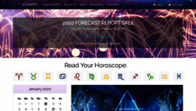 What Astrograph.com website looked like in 2020 (4 years ago)