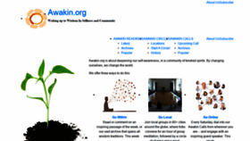 What Awakin.org website looked like in 2020 (4 years ago)