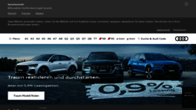 What Audi.ch website looked like in 2020 (4 years ago)