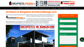 What Architects4design.com website looked like in 2020 (4 years ago)