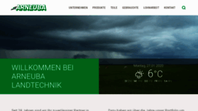 What Arneuba.de website looked like in 2020 (4 years ago)