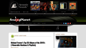 What Analogplanet.com website looked like in 2020 (4 years ago)
