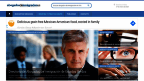 What Abogadosdeinmigracionus.com website looked like in 2020 (4 years ago)