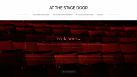 What Atthestagedoor.com website looked like in 2020 (4 years ago)