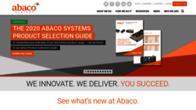 What Abaco.com website looked like in 2020 (4 years ago)