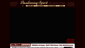 What Awakeningspiritretreat.com website looked like in 2020 (4 years ago)