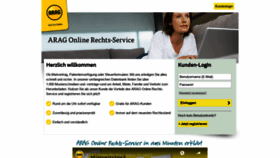What Arag.formblitz.de website looked like in 2020 (4 years ago)