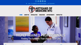 What Artisansofmedicine.com website looked like in 2020 (4 years ago)