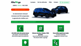 What Alterwego.fr website looked like in 2020 (4 years ago)