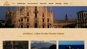 What Art-milano.com website looked like in 2020 (4 years ago)