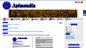 What Apimondia.com website looked like in 2020 (4 years ago)