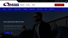 What Aegis.com website looked like in 2020 (4 years ago)