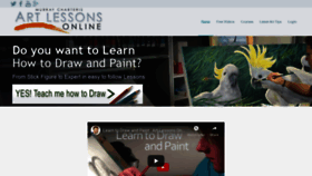 What Artlessonsonline.com.au website looked like in 2020 (4 years ago)