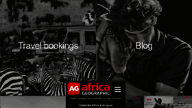 What Africageographic.com website looked like in 2020 (4 years ago)