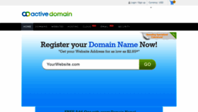 What Active-domain.com website looked like in 2020 (4 years ago)