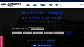 What Autonationfordmargate.com website looked like in 2020 (4 years ago)