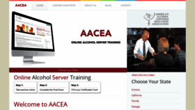 What Aacea.com website looked like in 2020 (4 years ago)