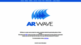 What Arwave.org website looked like in 2020 (4 years ago)