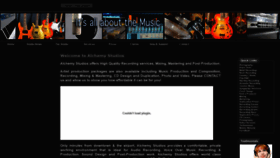 What Alchemystudio.ca website looked like in 2020 (4 years ago)