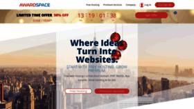 What Awardspace.net website looked like in 2020 (4 years ago)