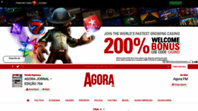 What Agorarn.com.br website looked like in 2020 (5 years ago)