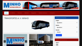 What Avminho.pt website looked like in 2020 (4 years ago)