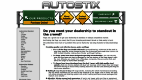 What Autostix.com.au website looked like in 2020 (4 years ago)
