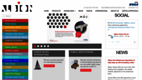 What Albionvalvesuk.com website looked like in 2020 (4 years ago)