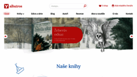 What Albatros.cz website looked like in 2020 (6 years ago)