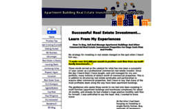 What Apartment-building-real-estate-investment-for-the-rest-of-us.com website looked like in 2020 (4 years ago)