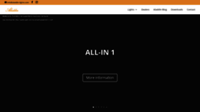 What Aladdin-lights.com website looked like in 2020 (4 years ago)