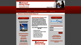 What Advancedadvisor.net website looked like in 2020 (4 years ago)