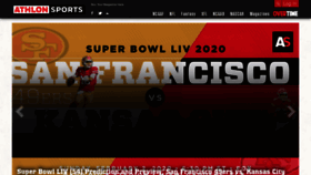 What Athlonsports.com website looked like in 2020 (4 years ago)