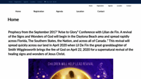 What Arisetoglory.org website looked like in 2020 (4 years ago)
