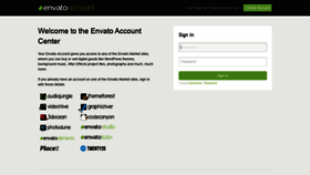What Account.envato.com website looked like in 2020 (4 years ago)