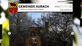 What Aurach.de website looked like in 2020 (4 years ago)