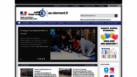 What Ac-clermont.fr website looked like in 2020 (4 years ago)